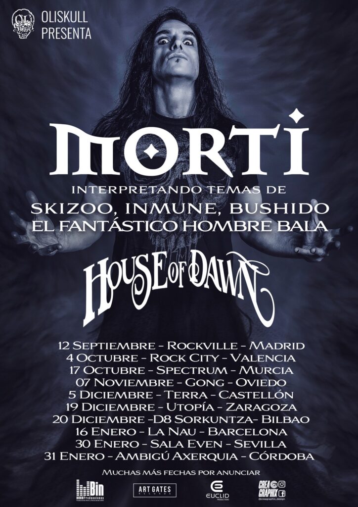 Gira España junto a Morti (Skizoo, Inmune...)