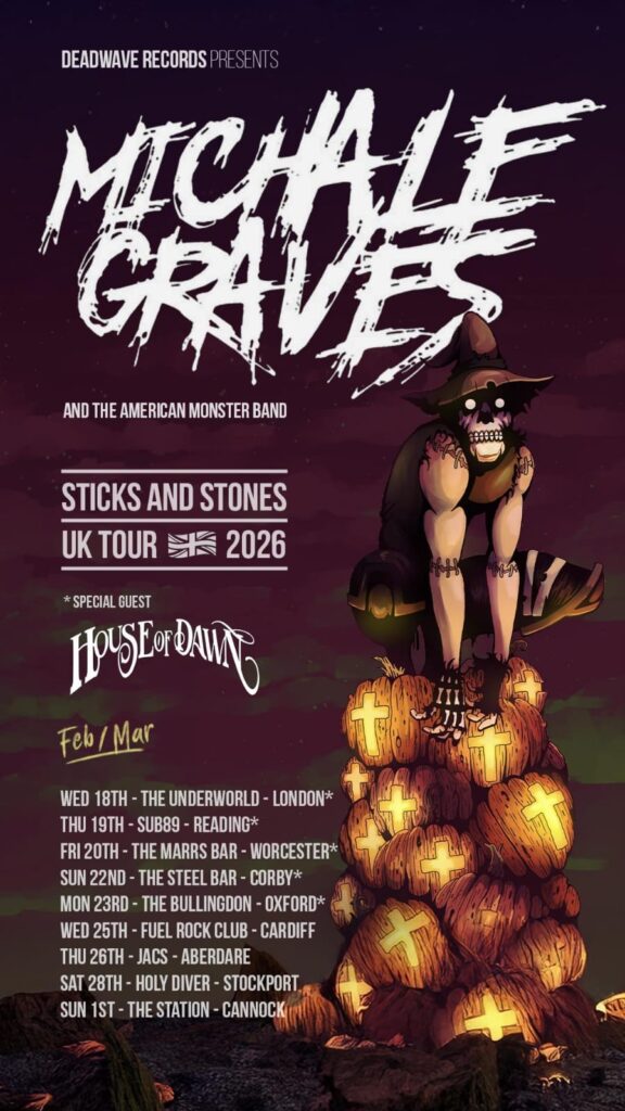 Gira por Reino Unido junto a Michael Graves Misfits